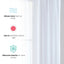 Yeahmart Solid White Yarn Curtain Window Tulle Curtains For Living Room Kitchen Modern Window Treatments Voile Curtains Cortains - Slobuy