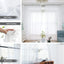 Yeahmart Solid White Yarn Curtain Window Tulle Curtains For Living Room Kitchen Modern Window Treatments Voile Curtains Cortains - Slobuy