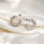 Yerik Vintage Twisted Wave Metal C-Shaped Semicircular Earrings for Women 2023 New Fashion Jewelry Party Luxury Accessories - Slobuy