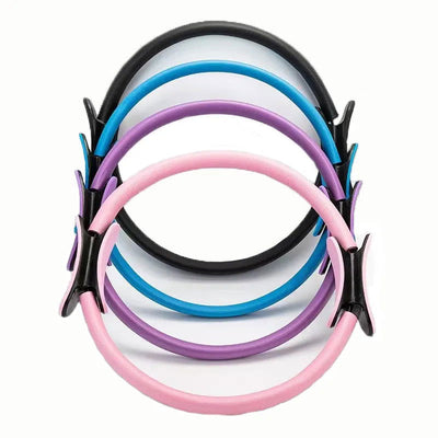 Yoga Fitness Ring Circle Pilates Women Girl Exercise Home Resistance Elasticity Yoga Ring Circle Gym Workout Pilates Accessories - Slobuy