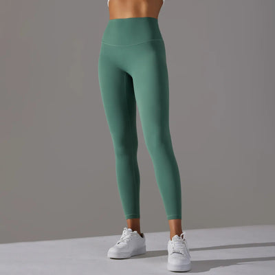 Yoga Leggings Women Fitness Leggings Running Cycling Pants Breathable Sports Leggings High Waist Summer Workout Gym Clothing - Slobuy