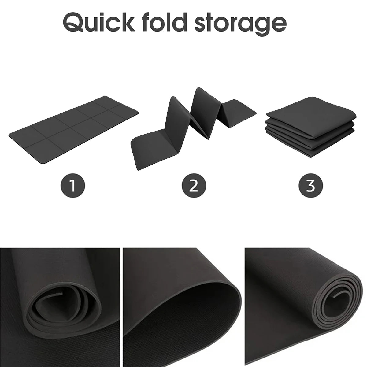 Yoga Mat Anti-skid Sports Fitness EVA Comfort Foam 4MM Thick Yoga Mat for Exercise Yoga and Pilates Gymnastics Mat - Slobuy