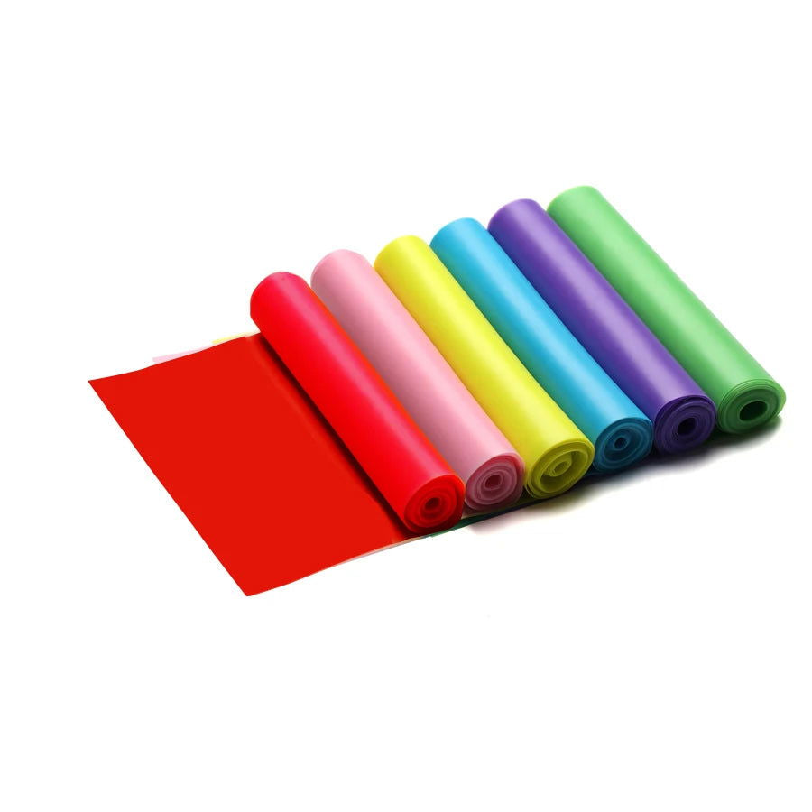 Yoga Pilates Resistance Band Long Training Stretch Bands for Physical Therapy Lower Body home Strength Elastic Exercise Bands - Slobuy