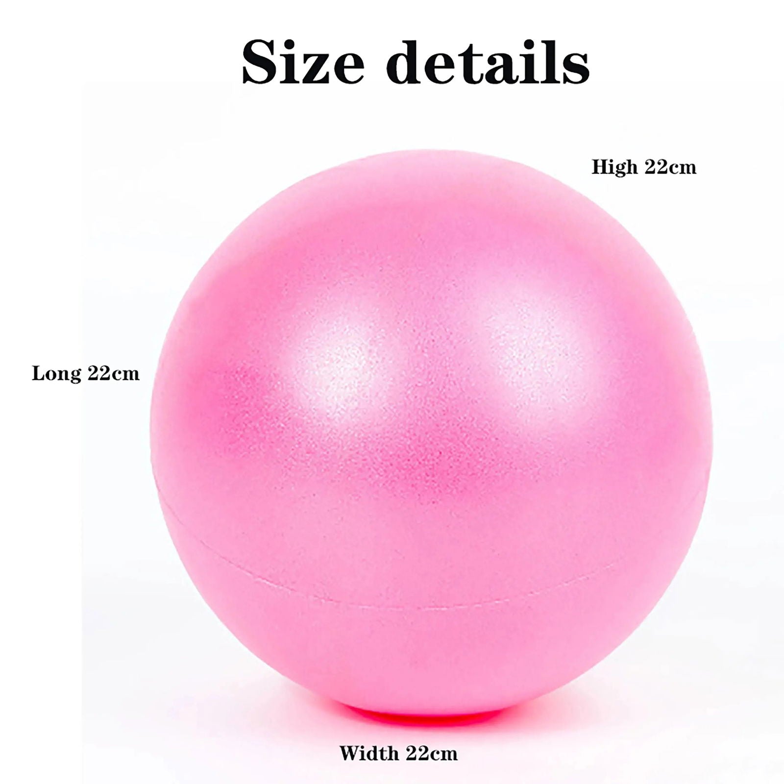 Yoga Pilates Thickened Explosion-proof 25cm Mini Scrub Fitness Sports Balance Ball - Slobuy