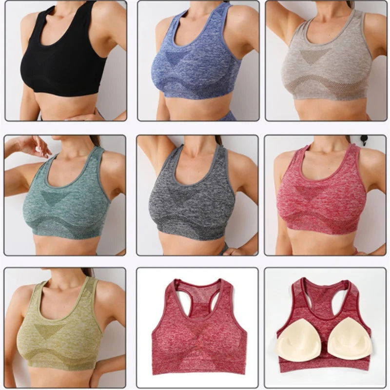 Yoga Set Gym Shorts Women Sport Bras Brassiere Workout Tops for Women Yoga Clothes Fitness Leggings Gym Set Seamless Yoga Sets - Slobuy