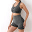 Yoga Set Gym Shorts Women Sport Bras Brassiere Workout Tops for Women Yoga Clothes Fitness Leggings Gym Set Seamless Yoga Sets - Slobuy