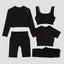 Yoga Set Seamless Women's Sportswear Workout Clothes Athletic Wear Gym Legging Fitness Bra Crop Top Long Sleeve Sports Suits - Slobuy