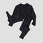 Yoga Set Seamless Women's Sportswear Workout Clothes Athletic Wear Gym Legging Fitness Bra Crop Top Long Sleeve Sports Suits - Slobuy