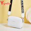 Yogodlns Fashion Small Square Bag For Women PU Leather Shoulder Messenger Bag Letter Strap Crossbody Bag Trendy Handbag Bolsa - Slobuy