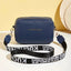 Yogodlns Fashion Small Square Bag For Women PU Leather Shoulder Messenger Bag Letter Strap Crossbody Bag Trendy Handbag Bolsa - Slobuy