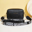 Yogodlns Fashion Small Square Bag For Women PU Leather Shoulder Messenger Bag Letter Strap Crossbody Bag Trendy Handbag Bolsa - Slobuy