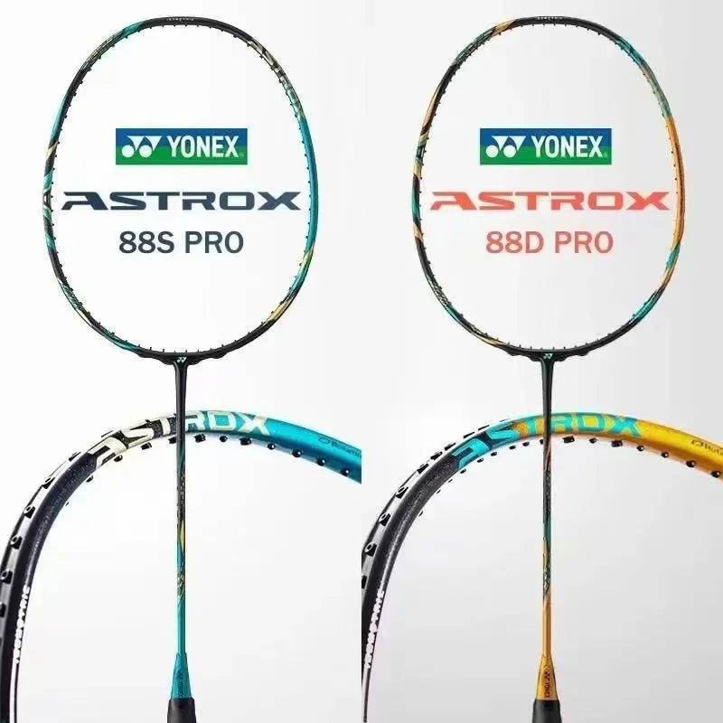 Yonex Badminton Racket AX99 Pro White AX88D Pro Gold AX88S Pro Blue NF1000Z Carbon Fiber Offensive Professional Racket - Slobuy
