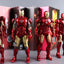 ZD Toys Iron Man Series Joint Movable MK1 MK2 MK3 MK4 MK5 MK6 MK7 MK42 MK43 MK50 Movie Action Figure 7 Inches Mark Dolls - Slobuy
