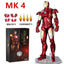 ZD Toys Iron Man Series Joint Movable MK1 MK2 MK3 MK4 MK5 MK6 MK7 MK42 MK43 MK50 Movie Action Figure 7 Inches Mark Dolls - Slobuy