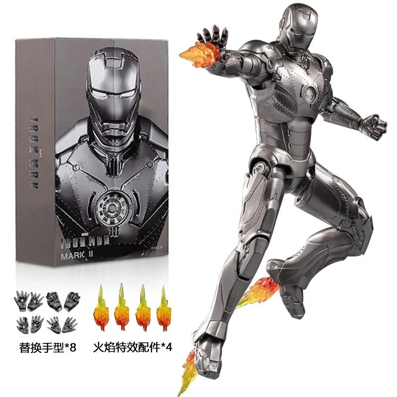 ZD Toys Iron Man Series Joint Movable MK1 MK2 MK3 MK4 MK5 MK6 MK7 MK42 MK43 MK50 Movie Action Figure 7 Inches Mark Dolls - Slobuy