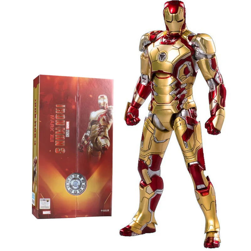 ZD Toys Iron Man Series Joint Movable MK1 MK2 MK3 MK4 MK5 MK6 MK7 MK42 MK43 MK50 Movie Action Figure 7 Inches Mark Dolls - Slobuy