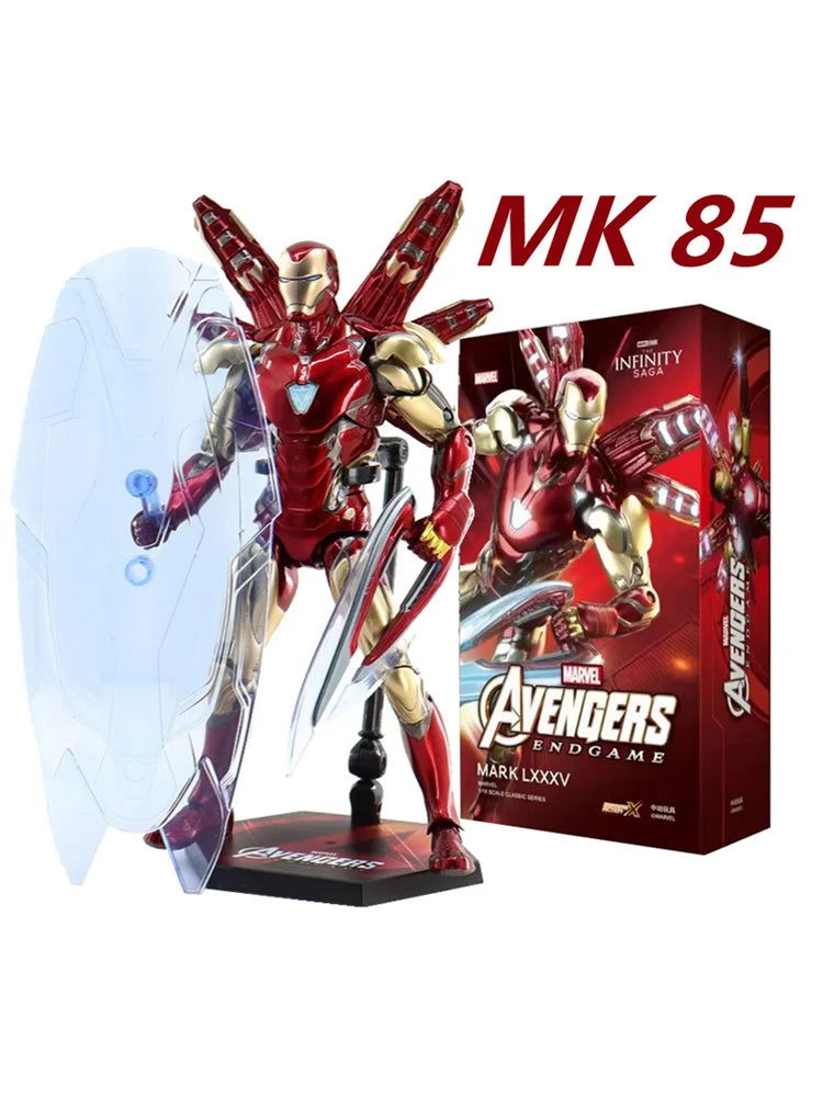 ZD Toys Iron Man Series Joint Movable MK1 MK2 MK3 MK4 MK5 MK6 MK7 MK42 MK43 MK50 Movie Action Figure 7 Inches Mark Dolls - Slobuy