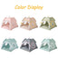 ZK20 Pet Dog Tent House Floral Print Enclosed Cat Tent Bed Indoor Folding Portable Comfortable Kitten Bed Kennel For Small Pets - Slobuy