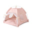 ZK20 Pet Dog Tent House Floral Print Enclosed Cat Tent Bed Indoor Folding Portable Comfortable Kitten Bed Kennel For Small Pets - Slobuy