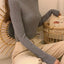 ZOKI New 2024 Women Pullover Turtleneck Sweater Autumn Long Sleeve Slim Elastic Korean Simple Basic Cheap Jumper Solid Color Top - Slobuy