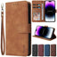 ZZXX Leather Wallet Phone Case For iPhone 15 Pro Max 14 13 Mini 12 11 XS XR X SE 2022 8 7 6 6s Plus Flip Card Slot Holder Cover - Slobuy