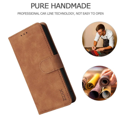 ZZXX Leather Wallet Phone Case For iPhone 15 Pro Max 14 13 Mini 12 11 XS XR X SE 2022 8 7 6 6s Plus Flip Card Slot Holder Cover - Slobuy