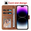 ZZXX Leather Wallet Phone Case For iPhone 15 Pro Max 14 13 Mini 12 11 XS XR X SE 2022 8 7 6 6s Plus Flip Card Slot Holder Cover - Slobuy