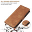 ZZXX Leather Wallet Phone Case For iPhone 15 Pro Max 14 13 Mini 12 11 XS XR X SE 2022 8 7 6 6s Plus Flip Card Slot Holder Cover - Slobuy