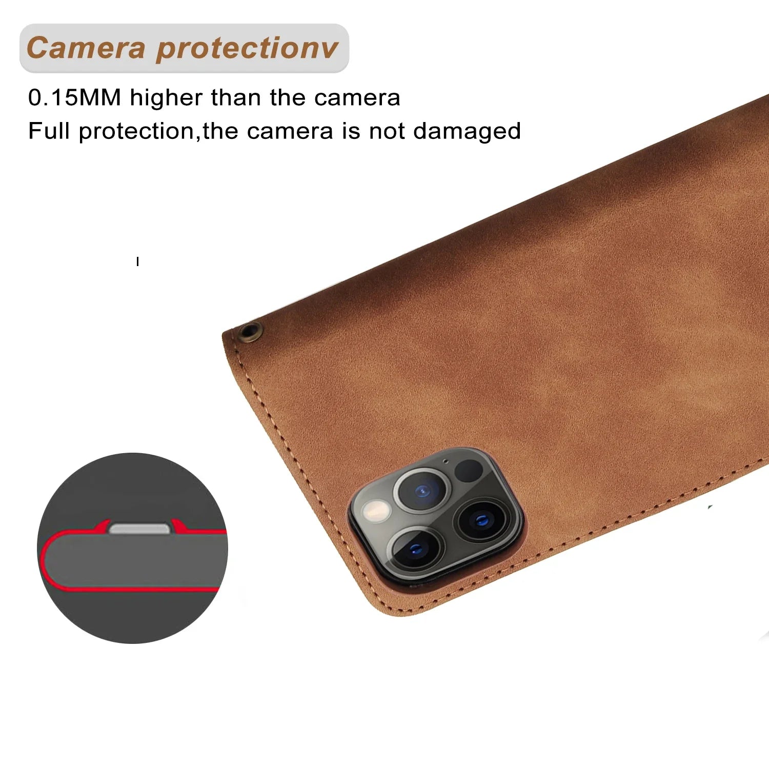 ZZXX Leather Wallet Phone Case For iPhone 15 Pro Max 14 13 Mini 12 11 XS XR X SE 2022 8 7 6 6s Plus Flip Card Slot Holder Cover - Slobuy