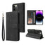 ZZXX Leather Wallet Phone Case For iPhone 15 Pro Max 14 13 Mini 12 11 XS XR X SE 2022 8 7 6 6s Plus Flip Card Slot Holder Cover - Slobuy