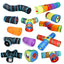 Zhenstore Treasure Interactive Pet Toy Cat Tunnel Rainbow Tunnel Running Track Rolling Dragon Cat Nest Polyester Material - Slobuy