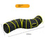 Zhenstore Treasure Interactive Pet Toy Cat Tunnel Rainbow Tunnel Running Track Rolling Dragon Cat Nest Polyester Material - Slobuy