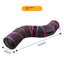 Zhenstore Treasure Interactive Pet Toy Cat Tunnel Rainbow Tunnel Running Track Rolling Dragon Cat Nest Polyester Material - Slobuy