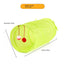 Zhenstore Treasure Interactive Pet Toy Cat Tunnel Rainbow Tunnel Running Track Rolling Dragon Cat Nest Polyester Material - Slobuy