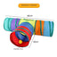 Zhenstore Treasure Interactive Pet Toy Cat Tunnel Rainbow Tunnel Running Track Rolling Dragon Cat Nest Polyester Material - Slobuy