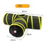 Zhenstore Treasure Interactive Pet Toy Cat Tunnel Rainbow Tunnel Running Track Rolling Dragon Cat Nest Polyester Material - Slobuy