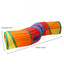 Zhenstore Treasure Interactive Pet Toy Cat Tunnel Rainbow Tunnel Running Track Rolling Dragon Cat Nest Polyester Material - Slobuy