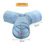 Zhenstore Treasure Interactive Pet Toy Cat Tunnel Rainbow Tunnel Running Track Rolling Dragon Cat Nest Polyester Material - Slobuy