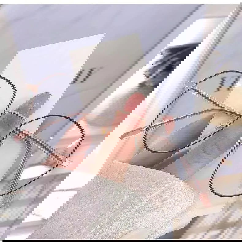 Zilead Anti Blue Light Metal Polygons Myopia Glasses Women Men Computer Myopic Optical Eyeglasses Unisex Goggle - Slobuy