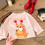 Trendy Brand Disney Children T-shirt Long-sleeved Tops Spring/autumn Clothing Kids Bottoming Shirt Cartoon Crewneck Girl Blouse - Slobuy