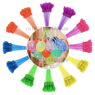 111pcs/bag Filling Water Balloons Funny Summer Outdoor Toy Balloon Bundle Water Balloons Bombs Novelty Gag Toys For Children - Slobuy