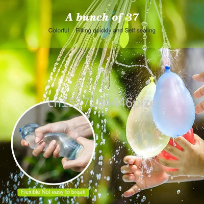 111pcs/bag Filling Water Balloons Funny Summer Outdoor Toy Balloon Bundle Water Balloons Bombs Novelty Gag Toys For Children - Slobuy