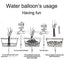 111pcs/bag Filling Water Balloons Funny Summer Outdoor Toy Balloon Bundle Water Balloons Bombs Novelty Gag Toys For Children - Slobuy