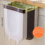 1PC foldable trash bin Kitchen hanging foldable trash bin suitable for cabinets/bathrooms/bedrooms/offices/camping - Slobuy