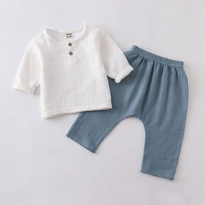 children t shirts fashion linen pleated boys t shirt children t-shirt 2023 summer baby boys girls t-shirt children clothes kids - Slobuy