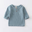 children t shirts fashion linen pleated boys t shirt children t-shirt 2023 summer baby boys girls t-shirt children clothes kids - Slobuy