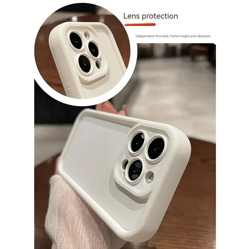 cute phone case phone for iphone 15 14 13 12 11 pro max soft Silicone cover for iphone x 14 15 plus case Camera protection - Slobuy