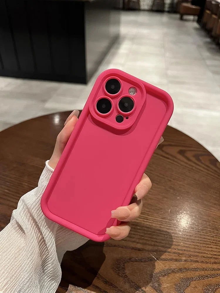 cute phone case phone for iphone 15 14 13 12 11 pro max soft Silicone cover for iphone x 14 15 plus case Camera protection - Slobuy