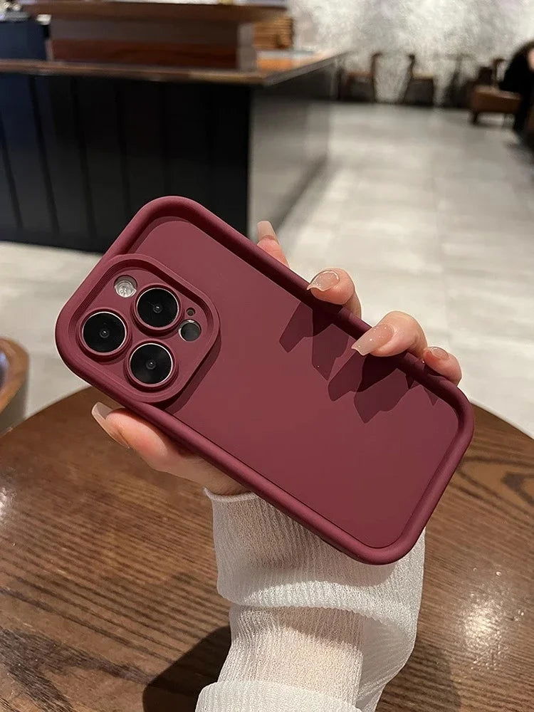 cute phone case phone for iphone 15 14 13 12 11 pro max soft Silicone cover for iphone x 14 15 plus case Camera protection - Slobuy