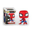 funko Pop Marvels Avenger Spider-Man 3 Heroes Are Homeless Spiderman #911 Black Gold Suit Bobble Head Collectible Model Toys - Slobuy